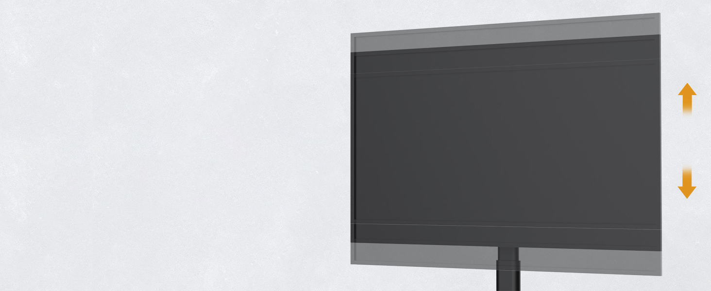 Підставка для телевізора Delphos Mobiler TV Stand - роликова, з дерев'яною основою, для телевізорів 32-70 дюймів, до 45 кг, регульована висота до 130 см, поворотна ±25°, VESA 600x400 (вишня)