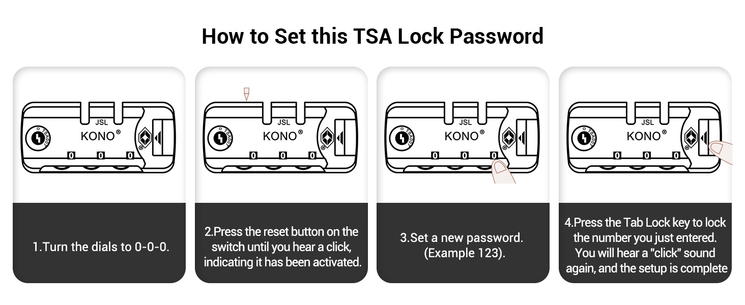 Чемодан-валіза KONO з ABS+PC: міцний, з TSA-замком та 4 колесами, 52 см, сірий/камуфляж