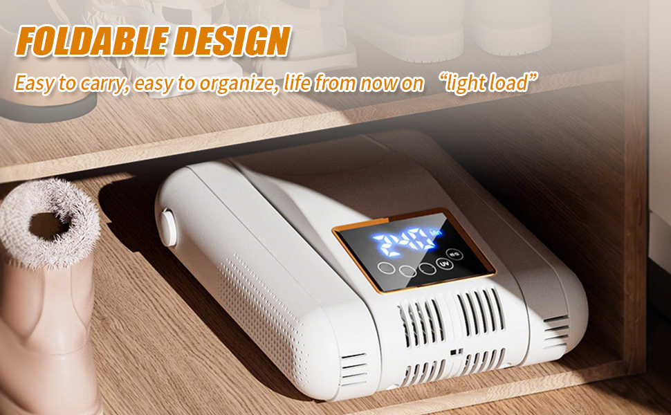 Електричний сушильник для взуття та рукавичок - швидке сушіння, підходить для взуття, рукавичок, шапок та лижних черевиків, білий