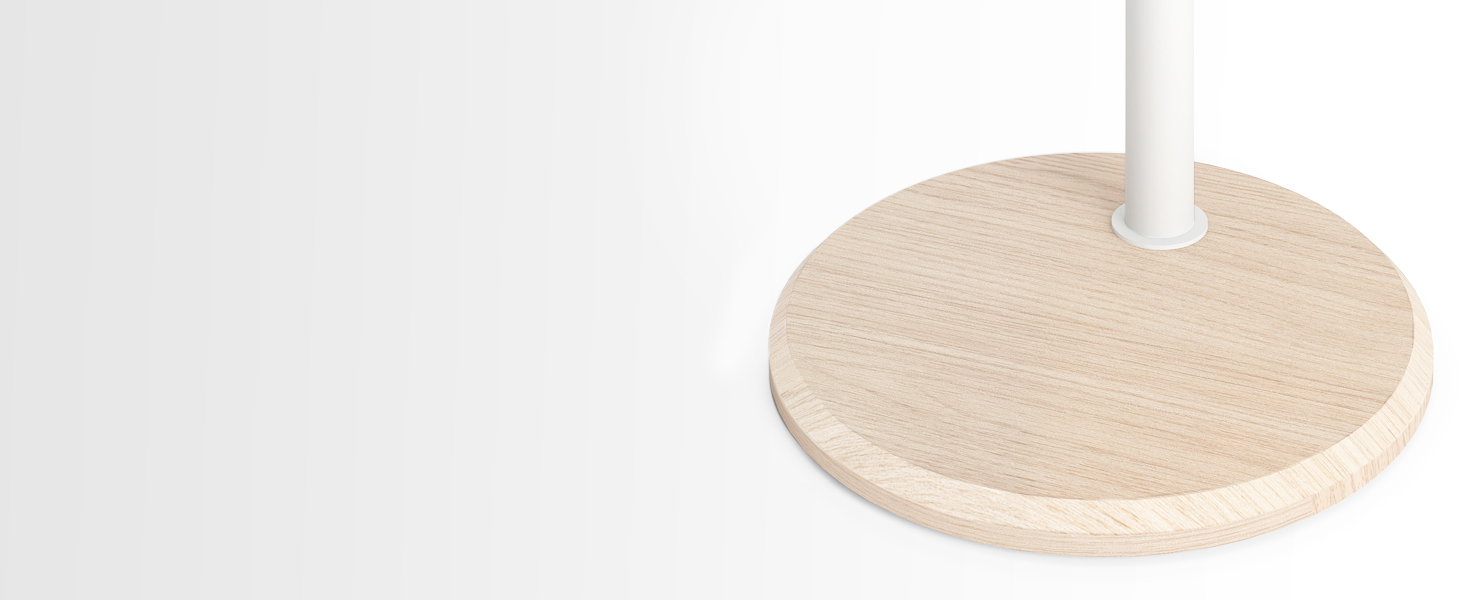 Підставка для телевізора RFIVER мобільна з роликами, біла, 32-65 дюймів, з поличкою, регульована висота та нахил, до 40 кг, VESA 400x400 мм