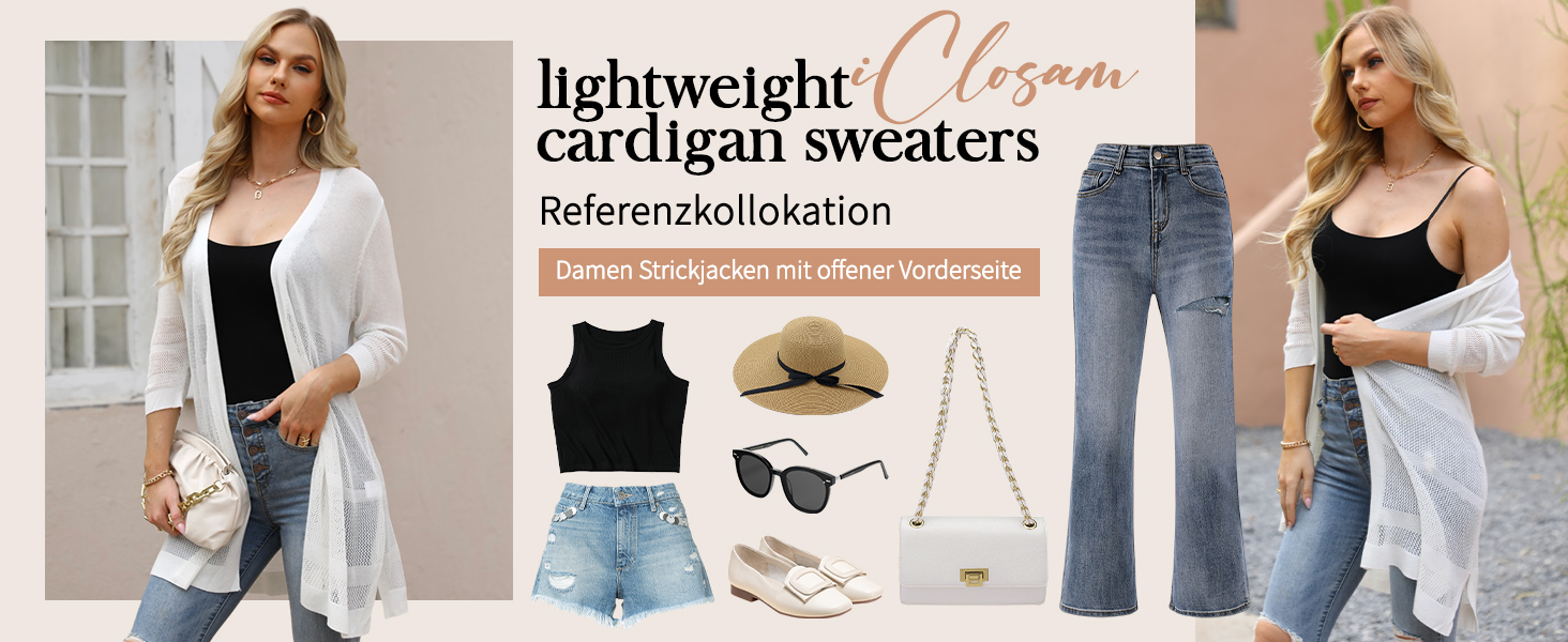 Жіночий легкий кардиган iClosam з довгим рукавом: стильний та зручний вибір для літа