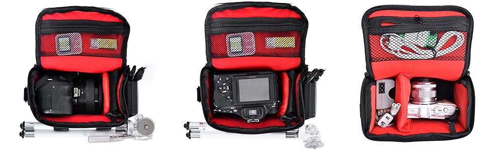 Чохол для камери FOSOTO SR-Kameratasche, чорний, водонепроникний, середній