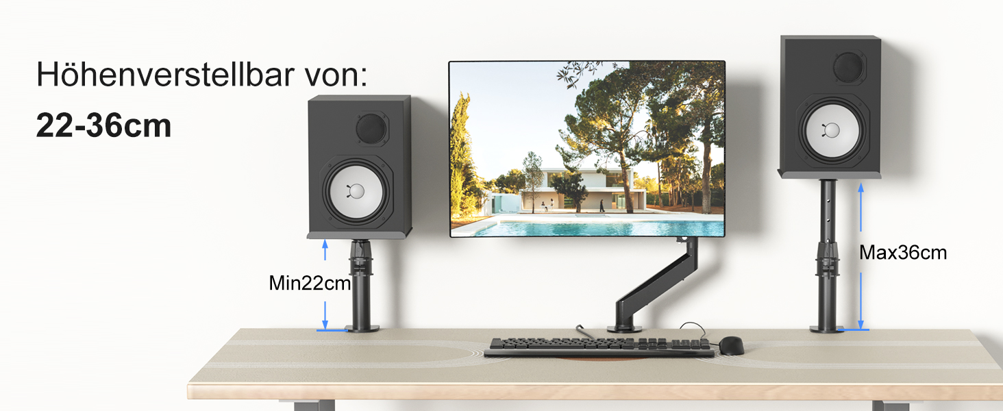 Кріплення для саундбара Suptek - 2 шт., чорний, SDM001B (до 15 кг)