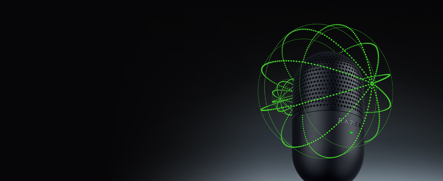 Мікрофон Razer Seiren V3 Mini - компактний USB мікрофон з LED-індикатором та інтегрованим демпфером