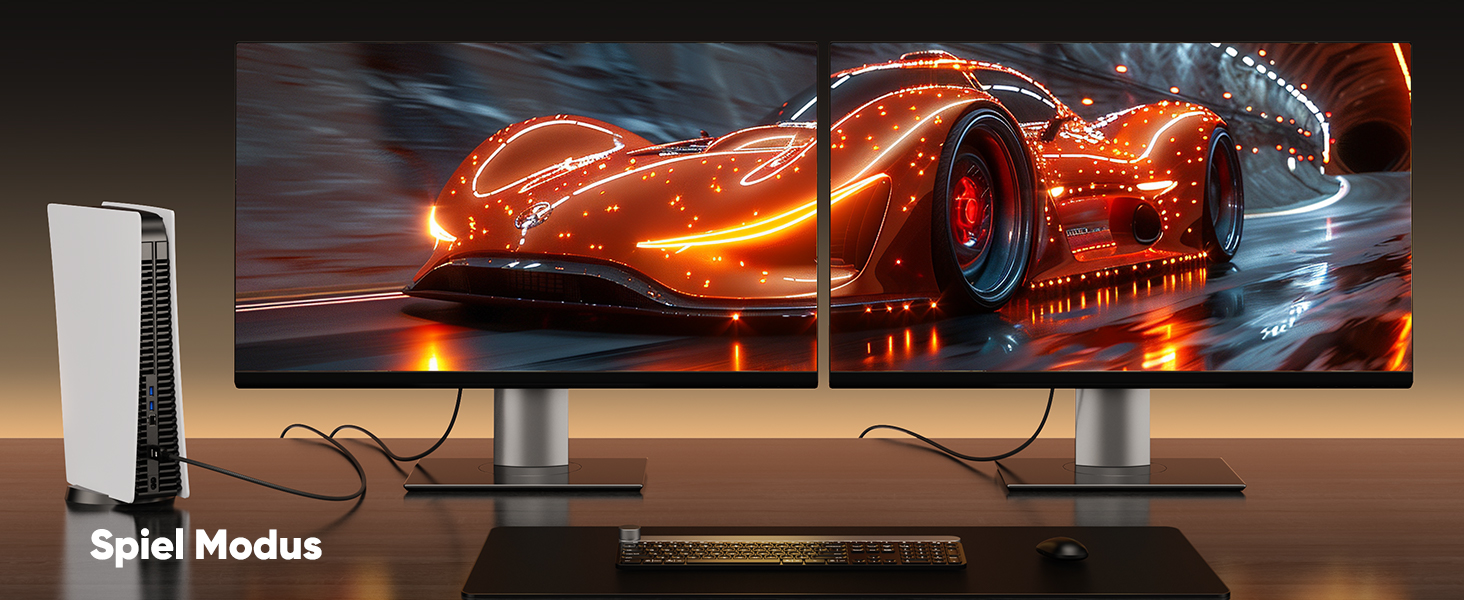HDMI 2.1 Кабель SNOWKIDS 3 метри (2 шт.), 8K 10K, 48Gbps, Highspeed, HDR, HDCP 2.2/2.3, сумісний з RTX 3080, PS5, X-Box, проекторами, чорний