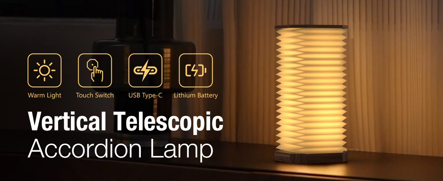 Настільна лампа для спальні з регулюванням висоти та яскравістю, тепле світло, для читання, офісу, дому, студентського гуртожитку