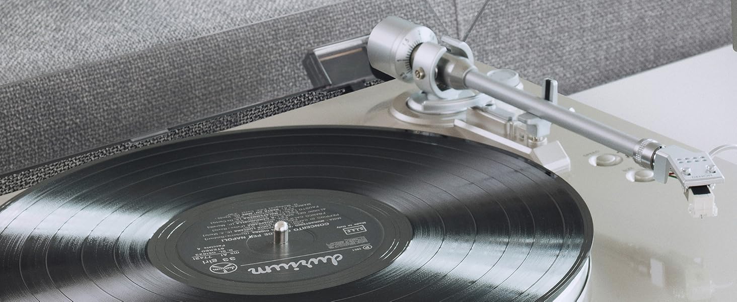 Програвач вінілу Denon DP-300F сріблястий: автоматичний, з вбудованим фонокоректором