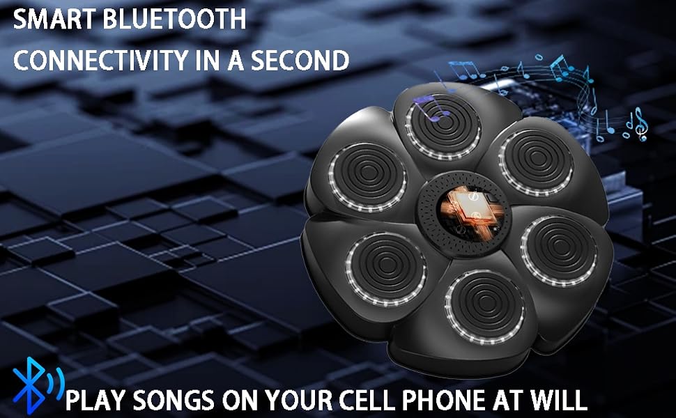 Машина для боксу DriveNova з LED-підсвіткою та Bluetooth - музична машина для боксу для дорослих та дітей, 9 швидкостей