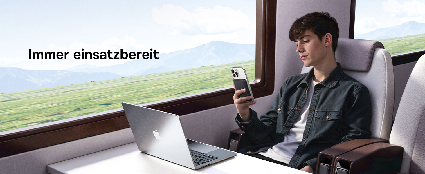 Power Bank Baseus EnerFill MagSafe 10000mAh з PD 22.5W та бездротовою зарядкою 15W (Qi2), чорний