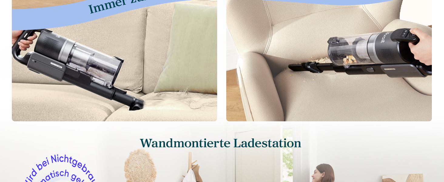 Бездротовий пилосос Levoit LVAC-200 MAX з HEPA-фільтром для дому та авто