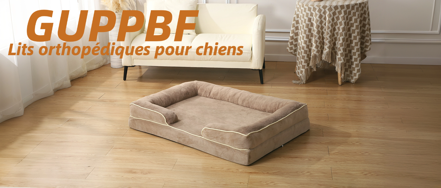 Зручне ортопедичне ліжко для собак середніх порід, хакі, 75x50x15 см. Легко миється, з неслизьким дном