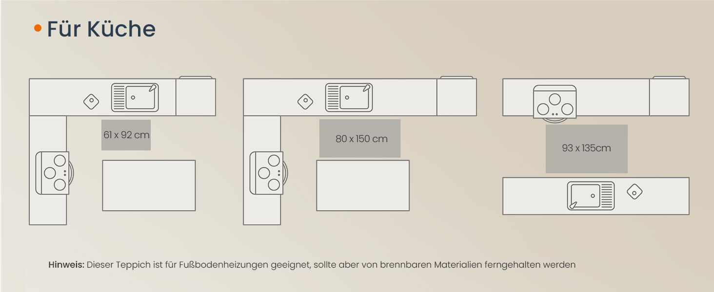 Килимок SONGMICS HOME Vintage, 120x170 см, для вітальні, спальні, кухні, коридору, їдальні, миючий, з антиковзаючим покриттям, TAR032G01 (Cappuccinobeige, 200B x 290L см)