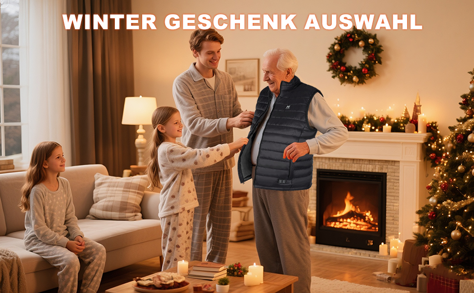 Обогревна жилетка для чоловіків та жінок, 6 зон нагріву, 3 температурні режими, легка, для зимових видів спорту, чорний, EU