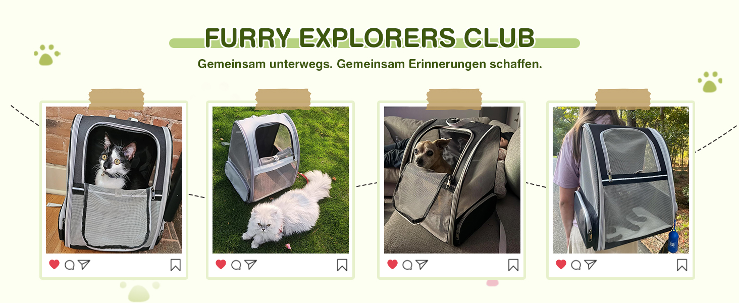 Рюкзак для тварин Allsopets: дихаючий, для котів та собак, маленьких порід, для подорожей та активного відпочинку (кремовий жовтий)