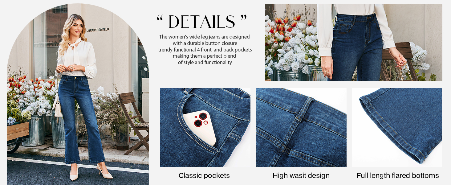 Жіночі джинси Bootcut Hanna Nikole великого розміру, висока талія, блакитний денім, еластичні