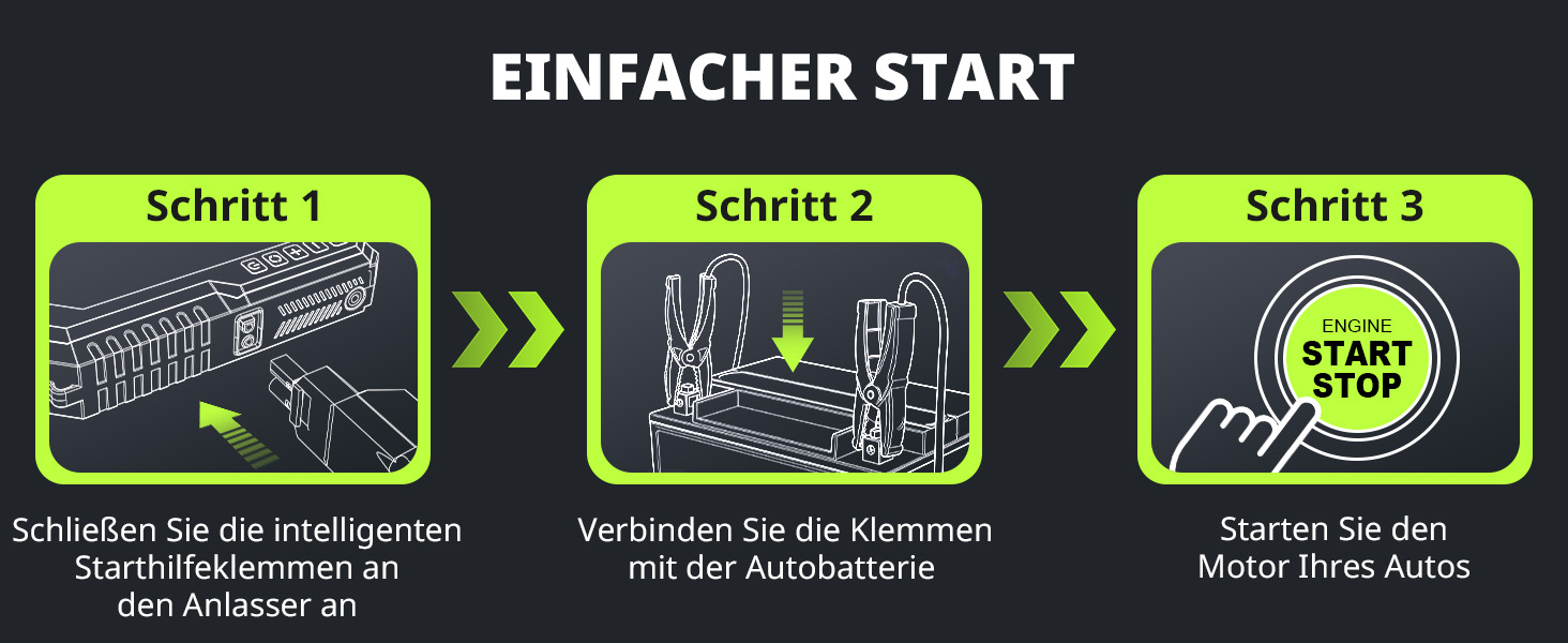 Powerbank для авто Karlxtom з компресором 190PSI, 88Wh, 4500A, LED-ліхтар, LCD-дисплей, для бензинових та дизельних двигунів (до 10L)