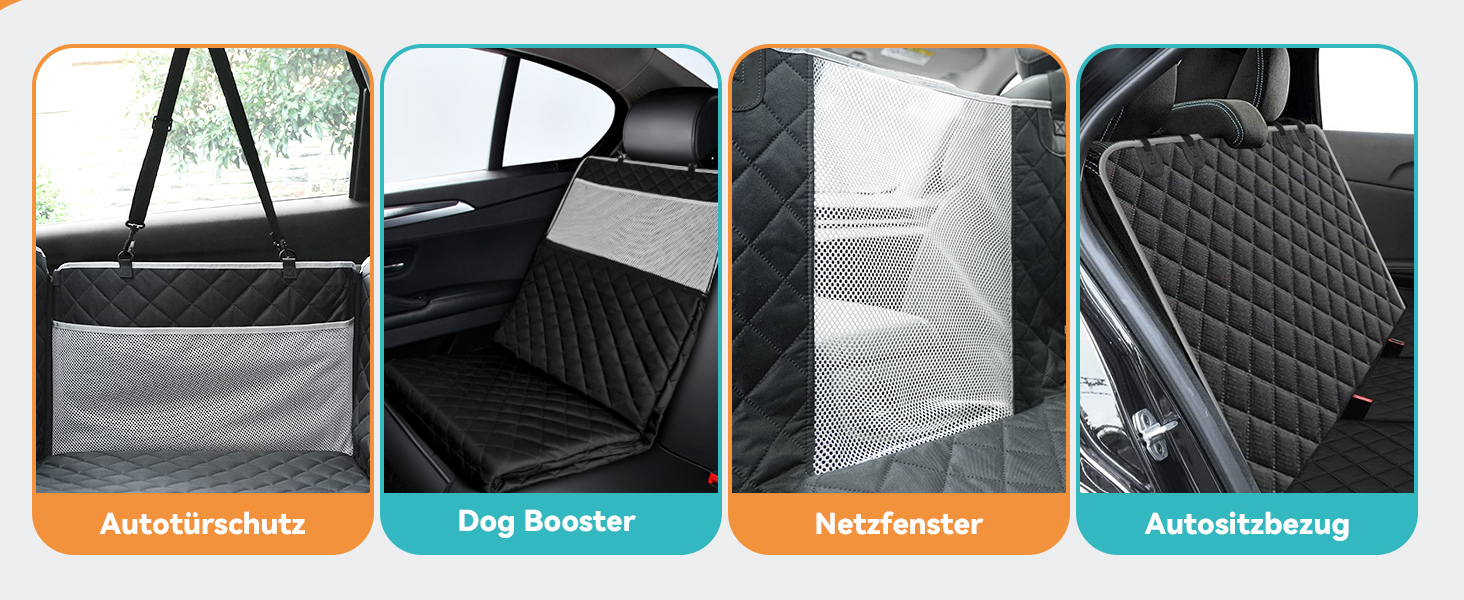 Килимок для собак у машину з жорсткою основою, водовідштовхуючий, антиковзкий, легко миється. 8-шаровий матеріал, багатофункціональний дизайн, захист від подряпин.