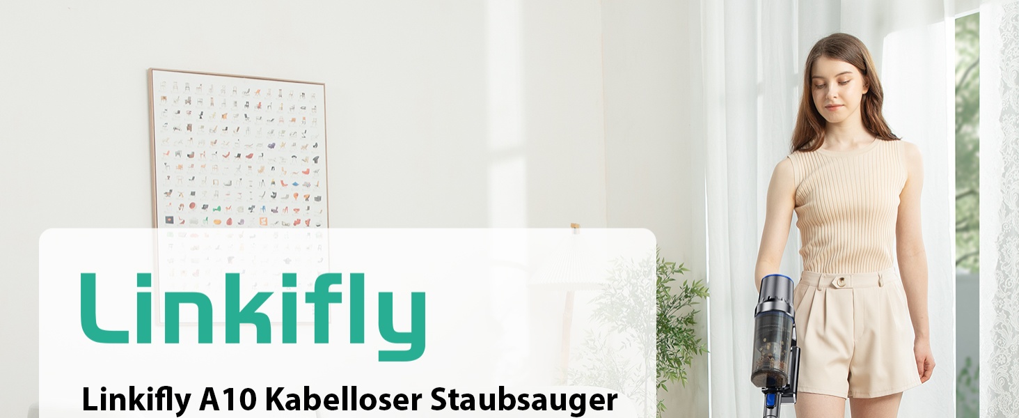 Бездротовий акумуляторний пилосос з функцією миття підлоги, 45000 Па/550 Вт/60 хв, безщітковий двигун, LED-дисплей, самостійна парковка, для твердих поверхонь, килимів та шерсті тварин, блакитний