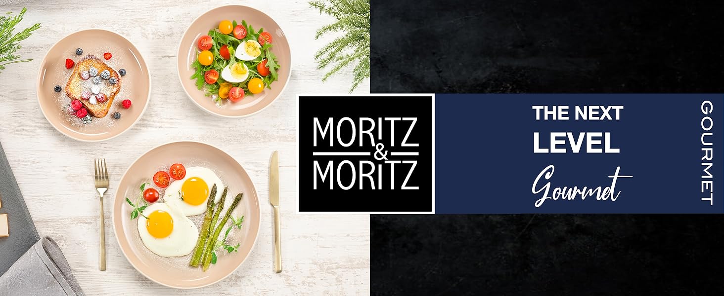 Набір кавових чашок Moritz & Moritz CAVO, 6 шт., 500 мл, з високоякісної кераміки, стильний дизайн з ручкою