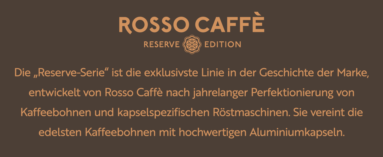 Капсули кави ROSSO CAFFÈ Nespresso Reserve Edition, 80 шт. (8 сортів преміум еспресо), сумісні з Nespresso, Made in Italy