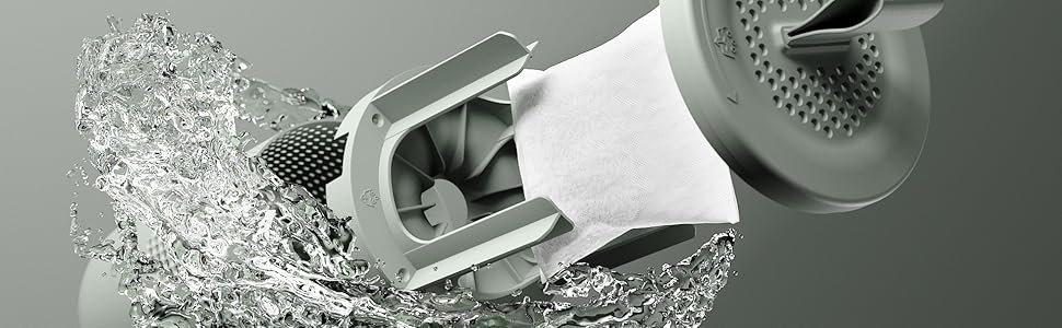 Безструмний осушувач повітря AbsoDry до 25 м² - з поповнюваним пакетом - з переробленого пластику - для вітальні, ванної кімнати, підвалу - осушувач для квартири