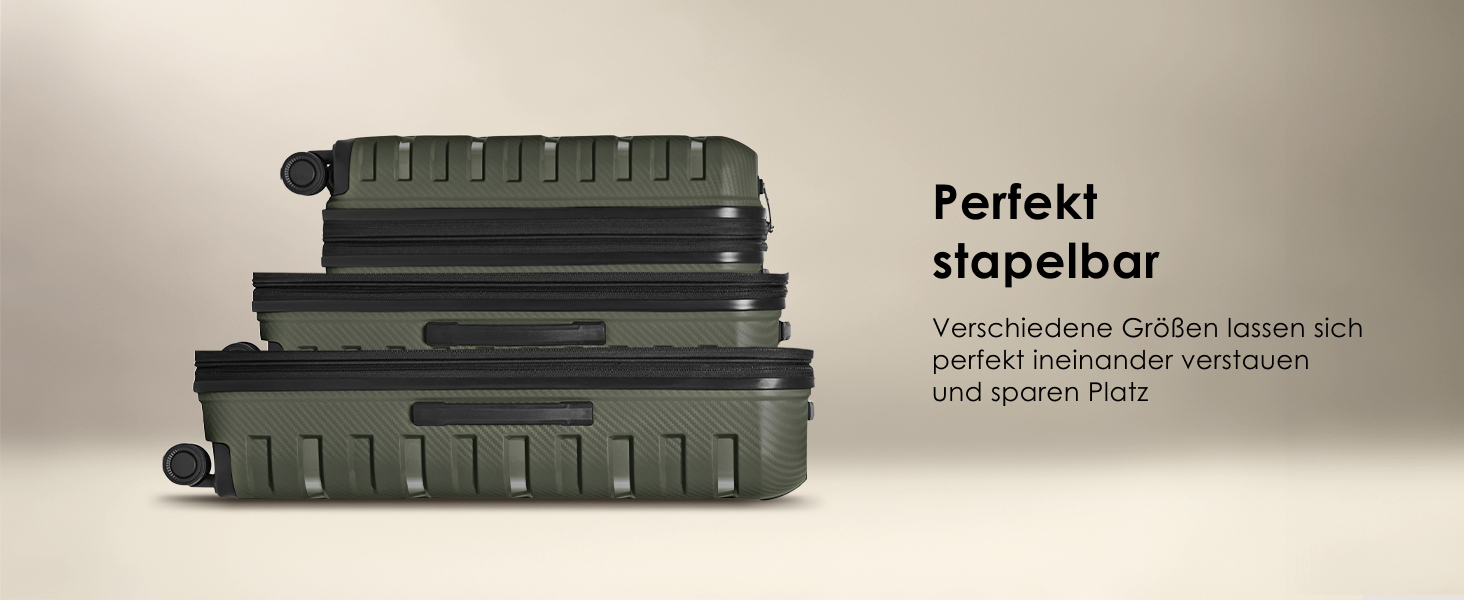 Чемодан тріумф SMARTBOX Olive L (76 см), розширюваний, 111-120 л, поліпропілен, 4 колеса, TSA-замок, 4.2 кг