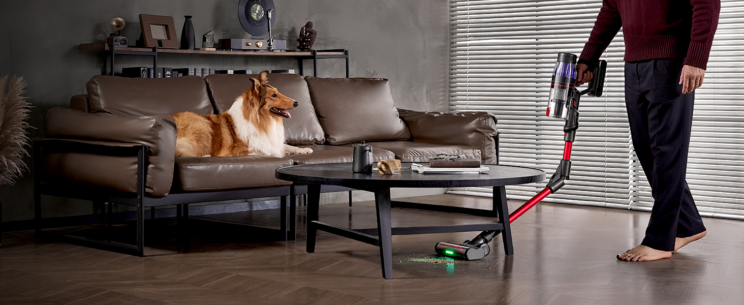 Бездротовий акумуляторний пилосос Ultenic U16 Flex: 550W, 50000Pa, 60 хв роботи, сенсорний екран, телескопічна труба, док-станція, антизаплутування, для твердих поверхонь та килимів, видалення шерсті тварин