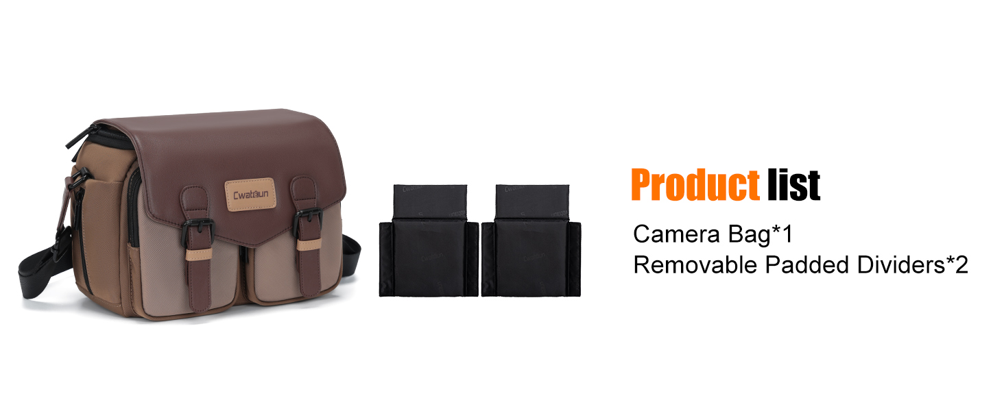 Компактна камера Cwatcun з водонепроникним корпусом та штативом, для фотографії DLR/LR/piegelloe, об'єктив (коричневий)