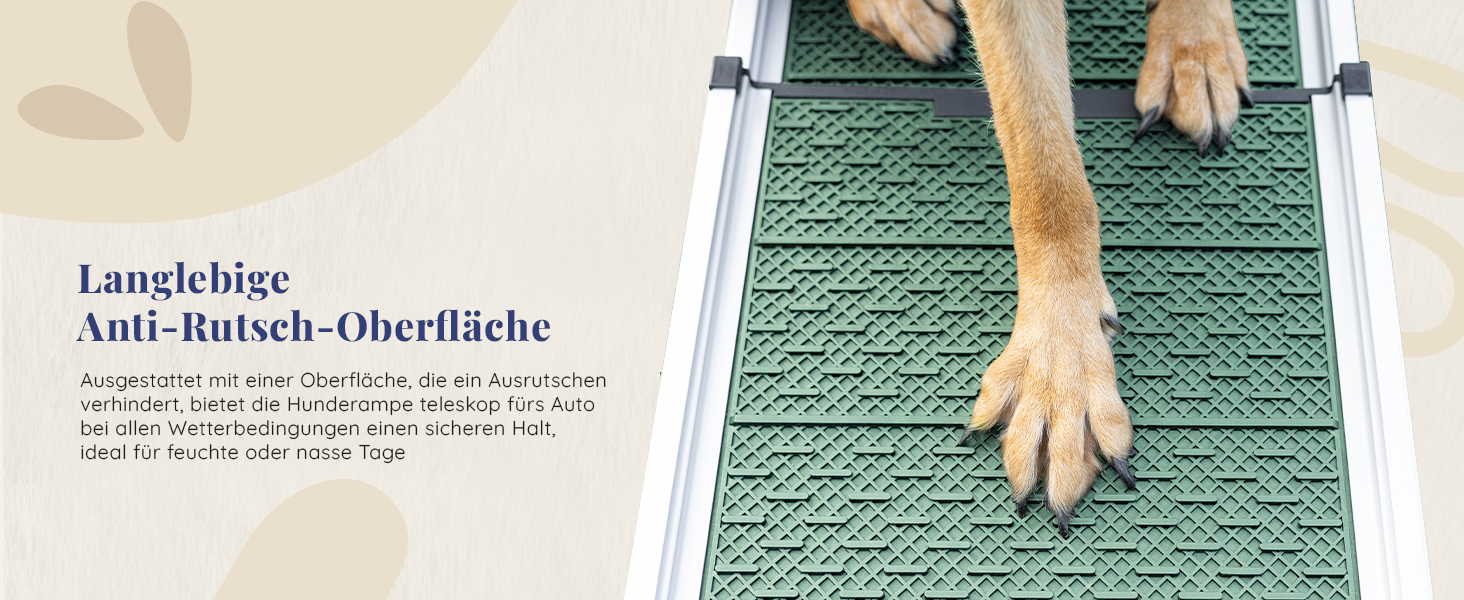 Трампліна для собак у машину, складана, стабільна, до 90 кг, для SUV та легкових авто, телескопічна алюмінієва, зелена, з кліпсою