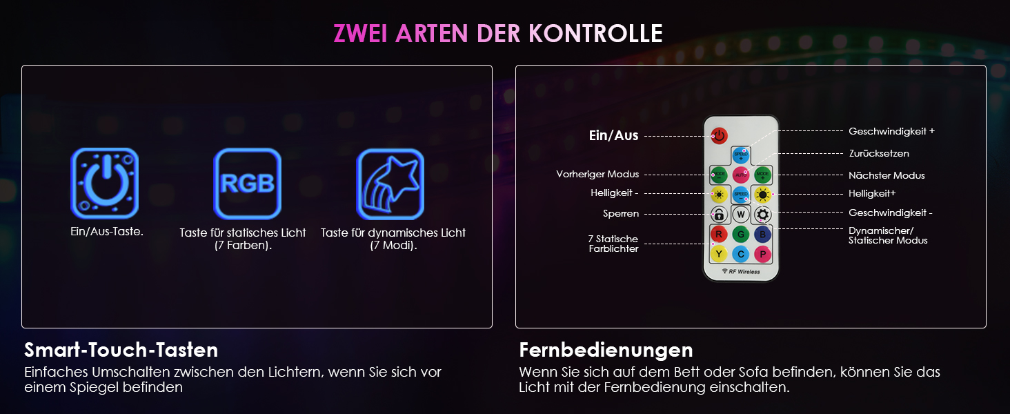 Дзеркало для тіла LVSOMT з підсвіткою, 120x40 см, настінне/на двері, LED, чорне