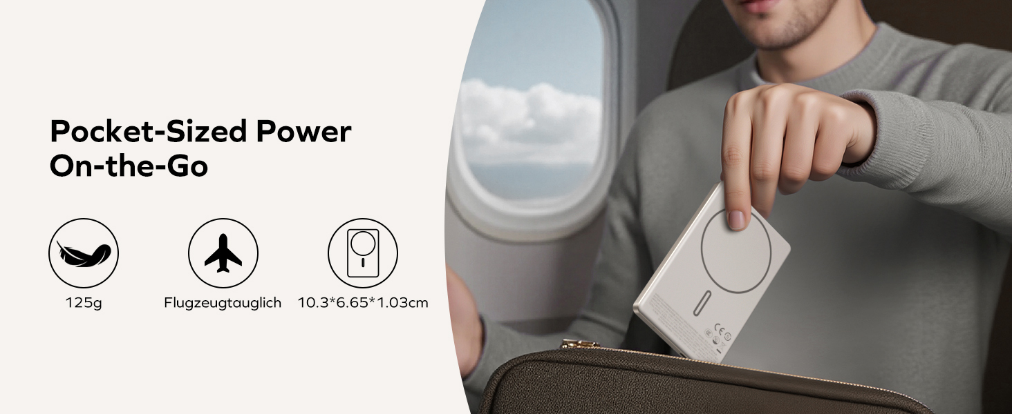 Портативний зарядний пристрій MOMAX 5000mAh з магнітним кріпленням, PD20W, для iPhone, AirPods та Android