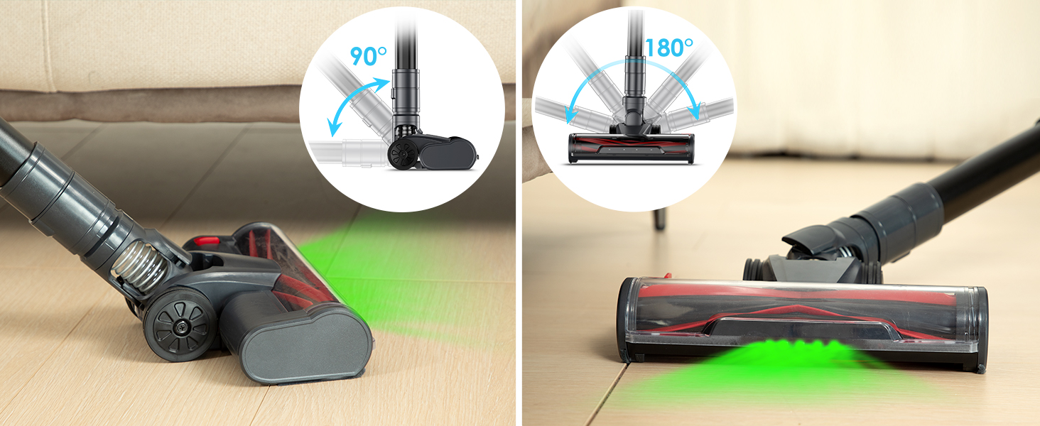 Бездротовий пилосос Linkifly A11: потужний акумуляторний пилосос, 600 Вт, 48 кПа, 60 хв роботи, технологія Anti-Tangle, для твердих підлог, килимів та плитки