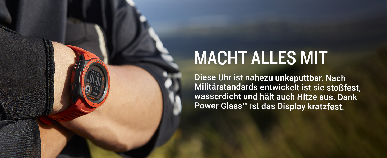 Garmin Instinct - водонепроникний GPS-годинник зі спортивними та фітнес-функціями. Вимірювання частоти серцевих скорочень на зап'ясті, фітнес-трекер та сповіщення зі смартфона. Різні моделі (Instinct Solar, Lila)