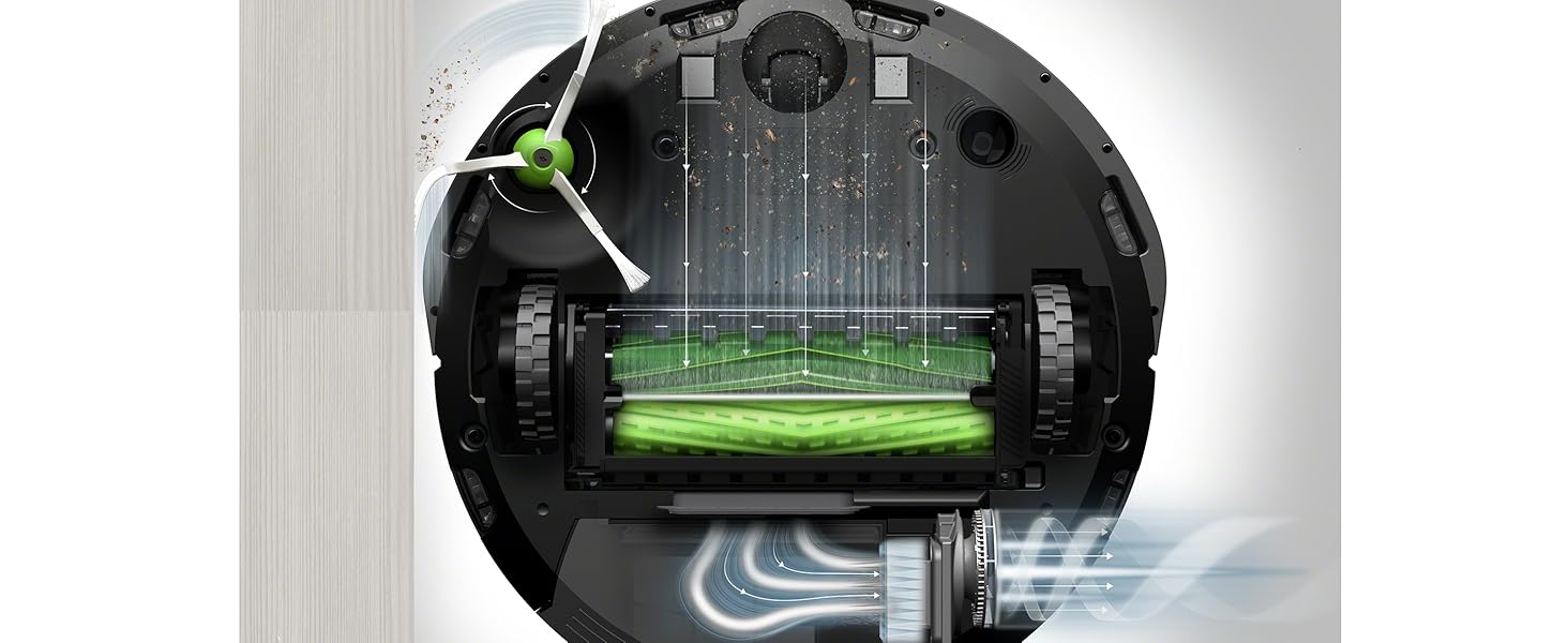 Робот-пилосос iRobot Roomba i7+ з автоматичною станцією самоочищення, картографією та PrecisionVision Navigation