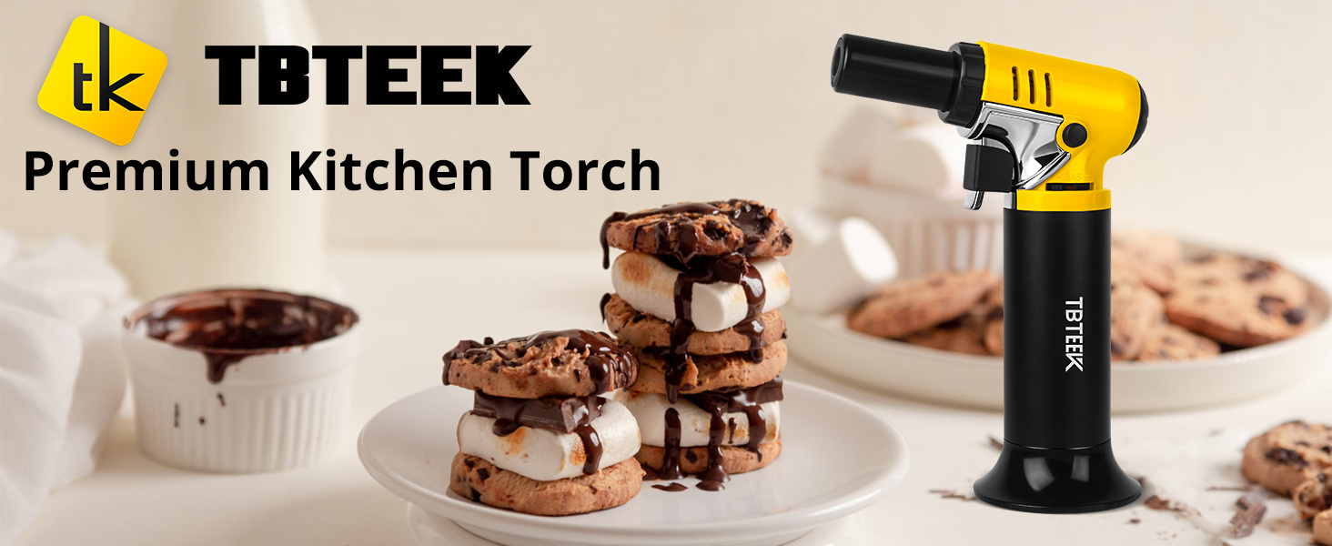Пальник Бунзена TBTEEK T907 з газовим манометром, для приготування їжі, випічки, кемпінгу, рукоділля та паяння (бутан не входить)