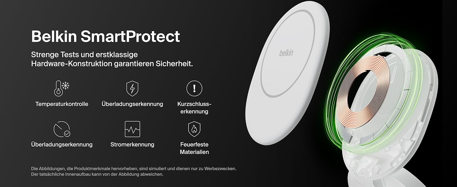 Belkin BoostCharge 3-in-1: Бездротова зарядка з MagSafe, 15W, для iPhone, Apple Watch, AirPods, Pixel, з адаптером 30W