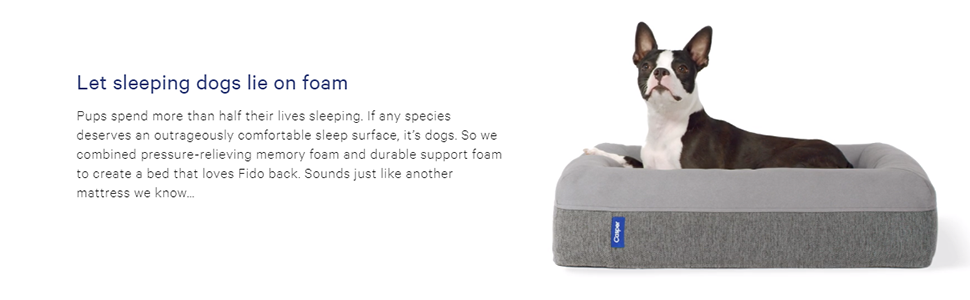 Casper - ліжко для собак, сіре, розмір L, 48 x 66 x 15 см