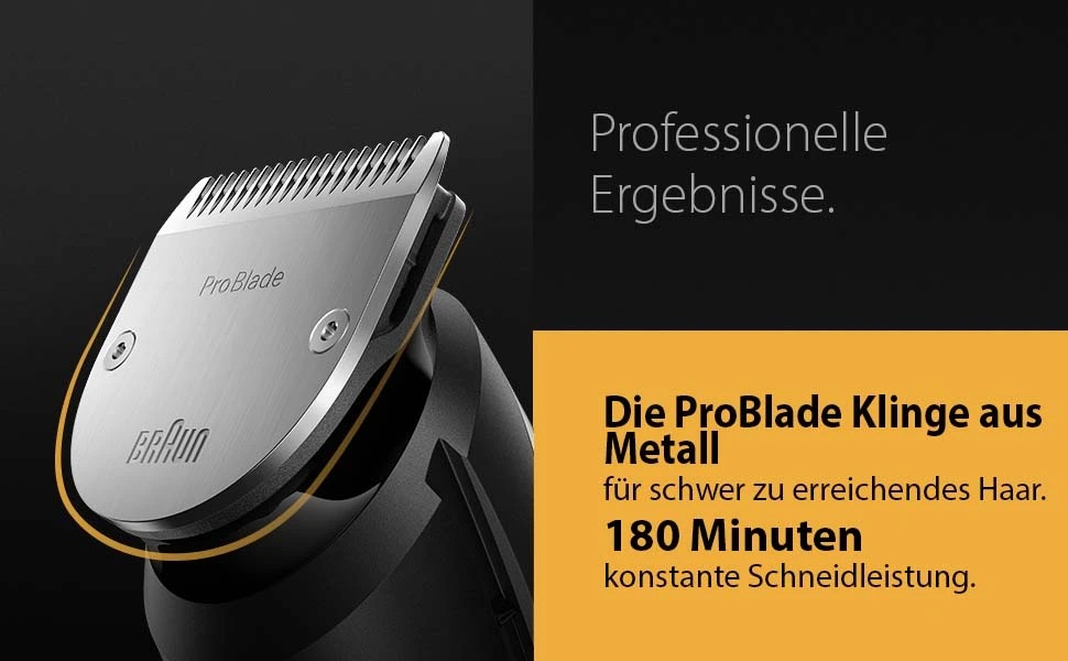 Триммер для бороди Braun Series 9 BT9440: професійний набір 11 в 1, акумуляторний, водонепроникний, 40 налаштувань довжини, хромований