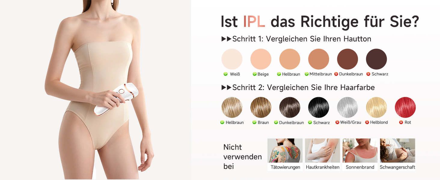 IPL пристрій для епіляції Haarlosy: 999,900 імпульсів, 3 функції, 9 рівнів, для чоловіків та жінок, безболісна епіляція тіла, обличчя, бікіні