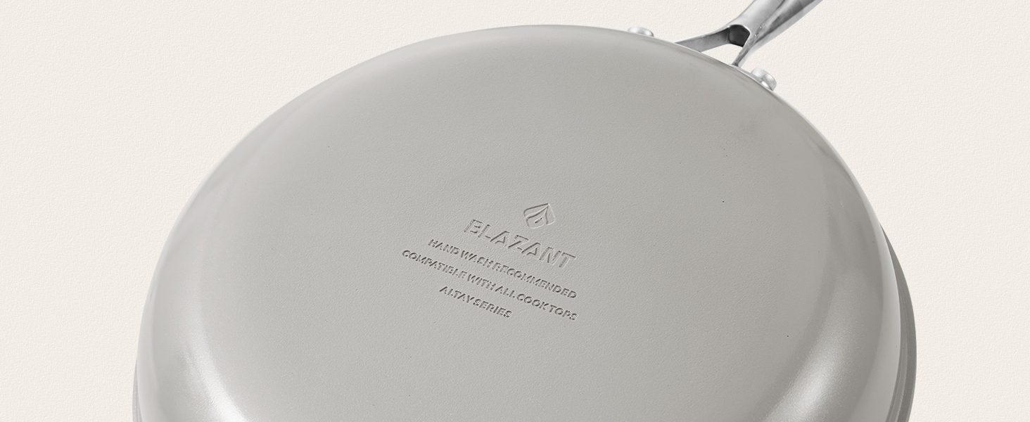 Blazant Induction Nonstick Pan Set - 20/24/28cm - PTFE-Free, Oven & Dishwasher Safe
