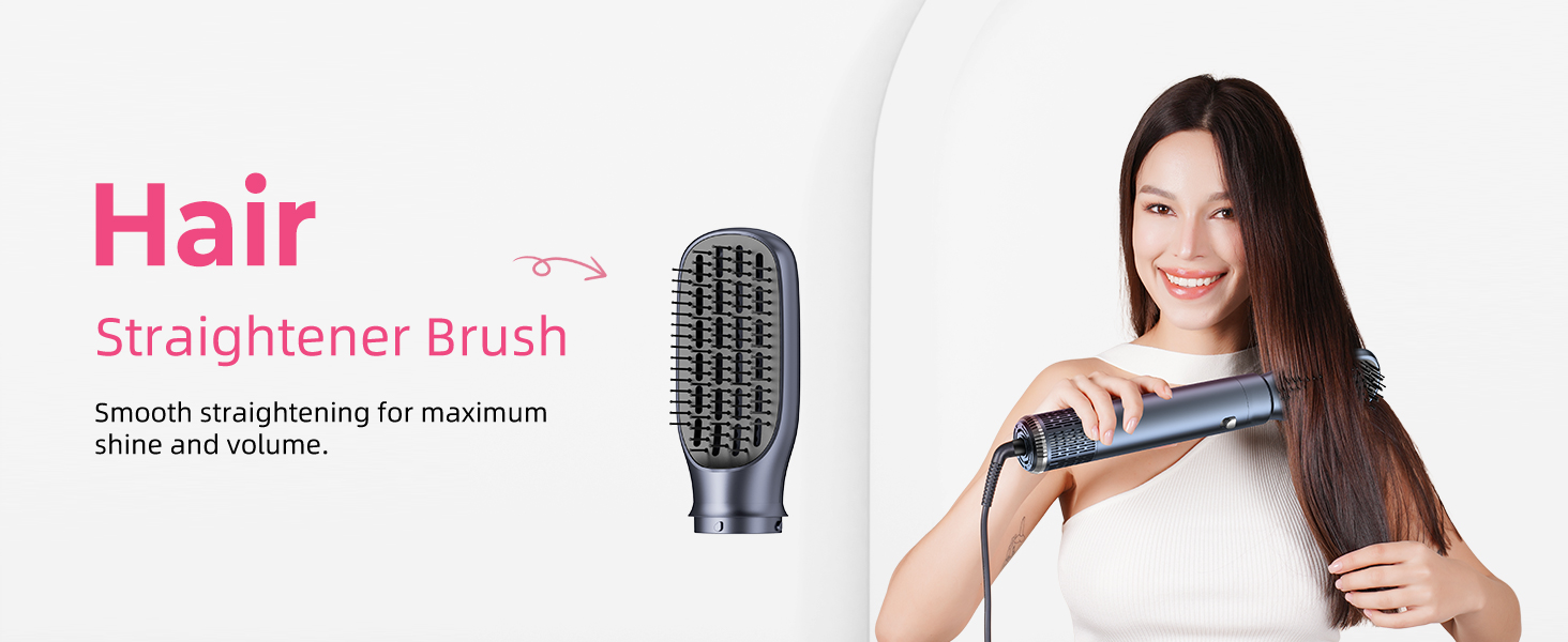 Професійний фен-щітка Pro Hairstyler Airbrush 6 в 1: сушка, укладка, об'єм, локони. 1000W