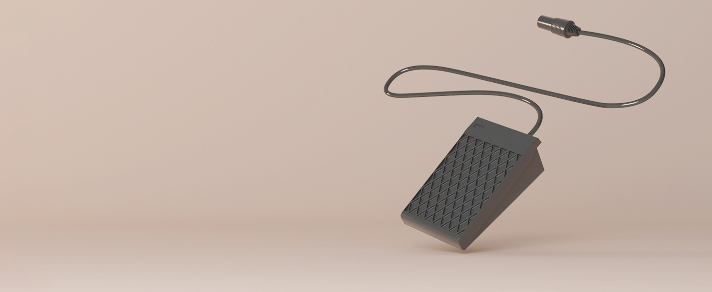 Nagelfräser JCMaster Profi: Електрична шліфувальна машинка для нігтів з педаллю, 35000 об/хв, 6 біт, чорна