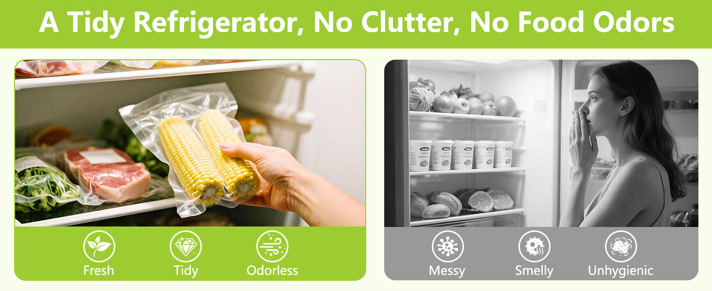 Вакуумний пакувальник Vakuumiergerät Profi з LED-дисплеєм, 50 пакетів, вбудований різак, функції 'Волого/Сухо', для кухні та їдальні