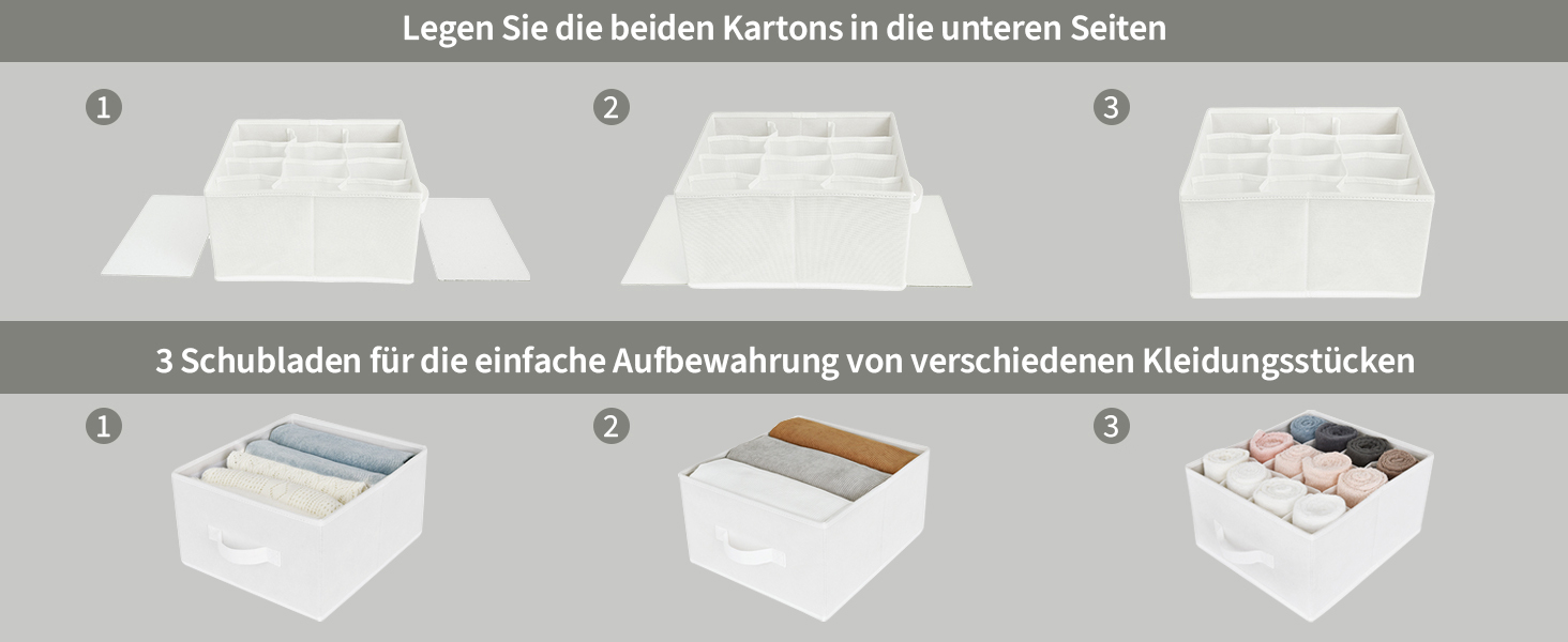 Органайзер для шафи GRANNY SAYS, підвісний, з шухлядами, 1 шт. Підвісне зберігання, полиця для шафи, тканинний органайзер для спальні (білий)