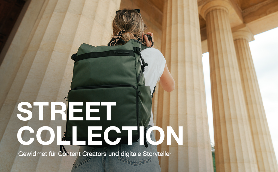 Рюкзак для фототехніки Manfrotto Street Slim Green - для DSLR та Mirrorless, з відділенням для ноутбука