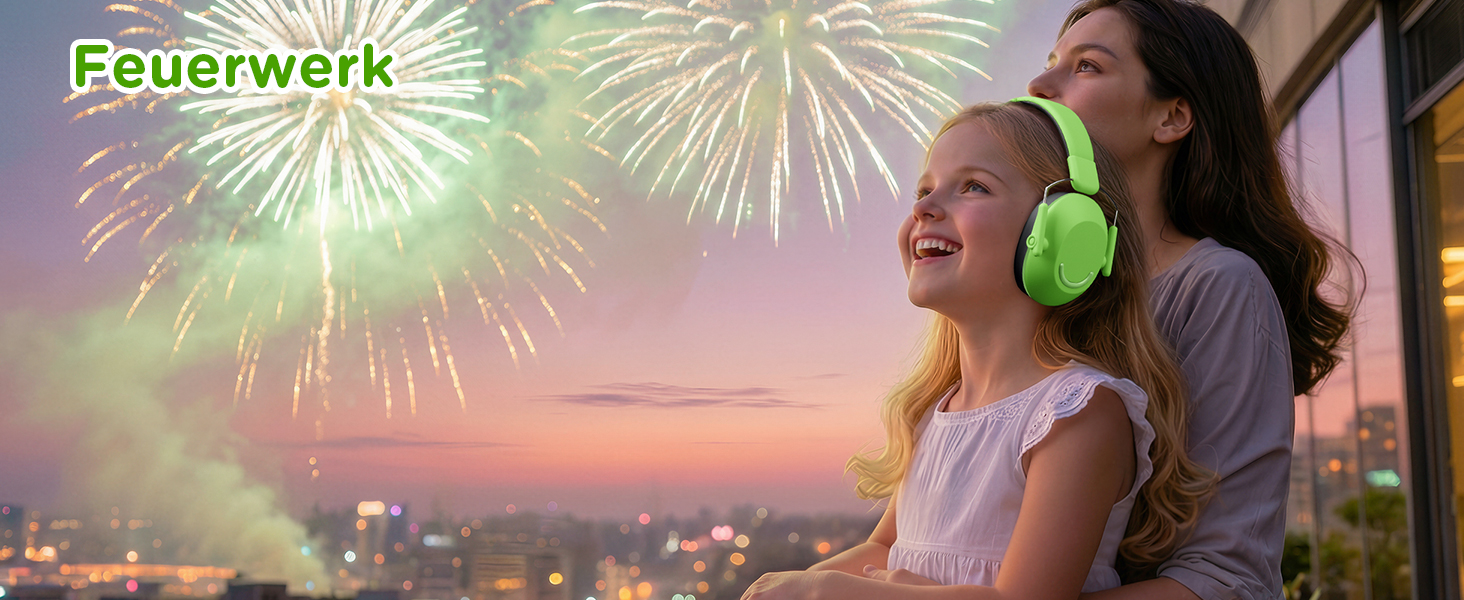 Навушники шумозахисні для дітей Link Dream, SNR 30dB, для аутизму, подорожей, навчання (блакитний/зелений)