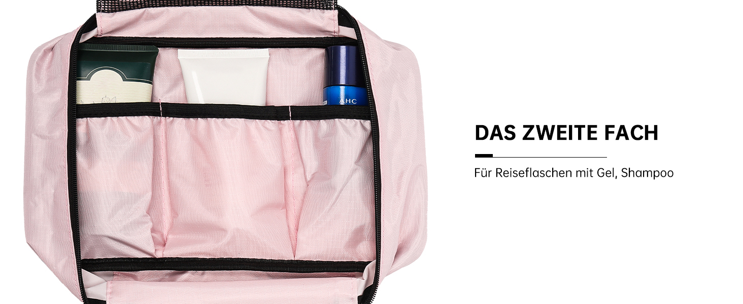 Сумка для туалетних аксесуарів на гачок, велика дорожня сумка-органайзер для жінок та чоловіків, 4-в-1 водонепроникна, для подорожей/кемпінгу, армійний зелений (рожевий)