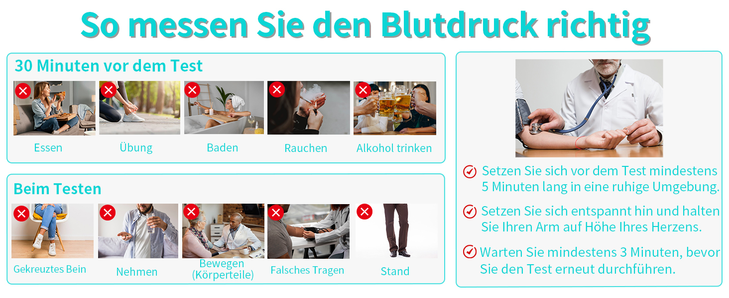 Тонометр EUROPAPA на плече для дому, вимірювання пульсу та артеріального тиску, велика манжета (22-42 см), 2 * 60 пам'ять, для 2 користувачів (чорний)