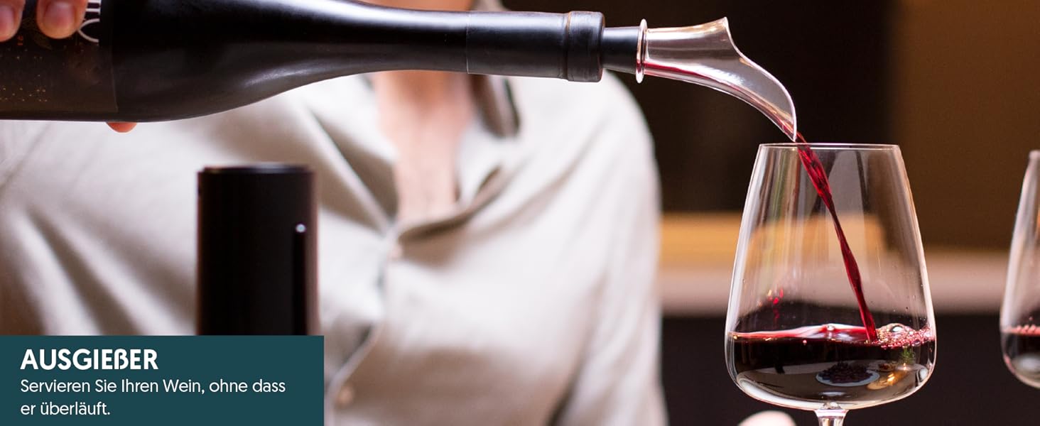 Електричний відкривачка для вина 6-в-1 з USB-кабелем: відкривачка, різак, виливач, вакуумний насос, закривач. Ідеально для любителів вина