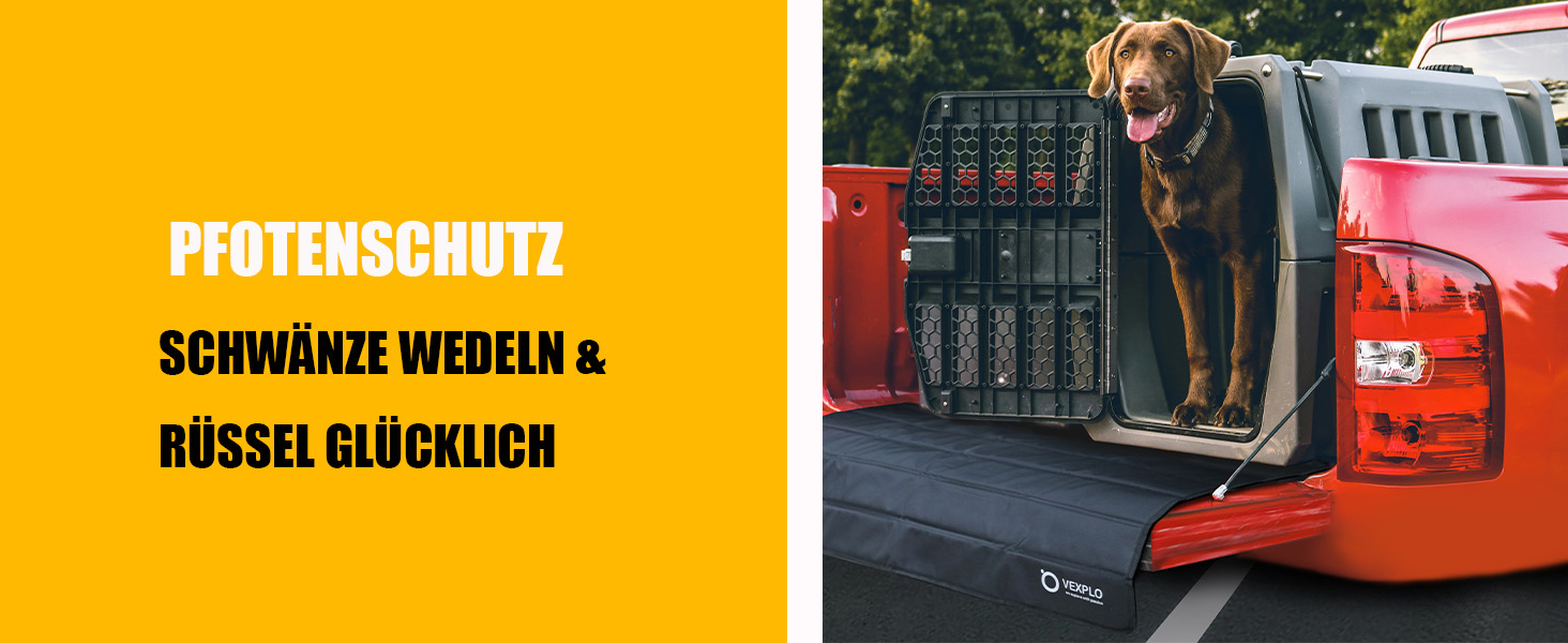 Захист для краю багажника автомобіля, розкладний, 96 x 63 см - захист від подряпин для собак та вантажів